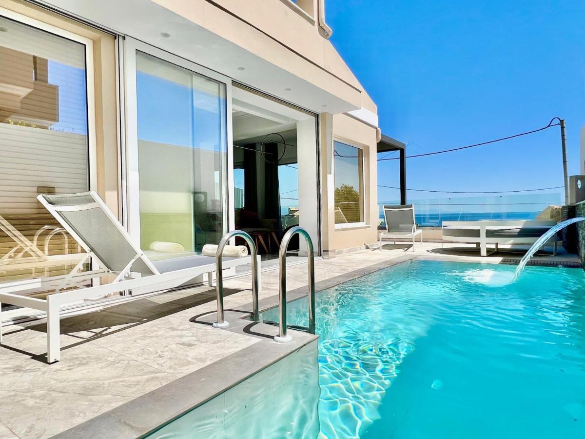 Luxury Villa Barbati Sun With Private Pool By Dadovillas Экстерьер фото