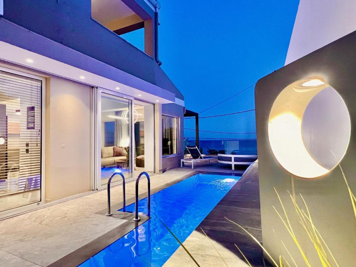 Luxury Villa Barbati Sun With Private Pool By Dadovillas Экстерьер фото