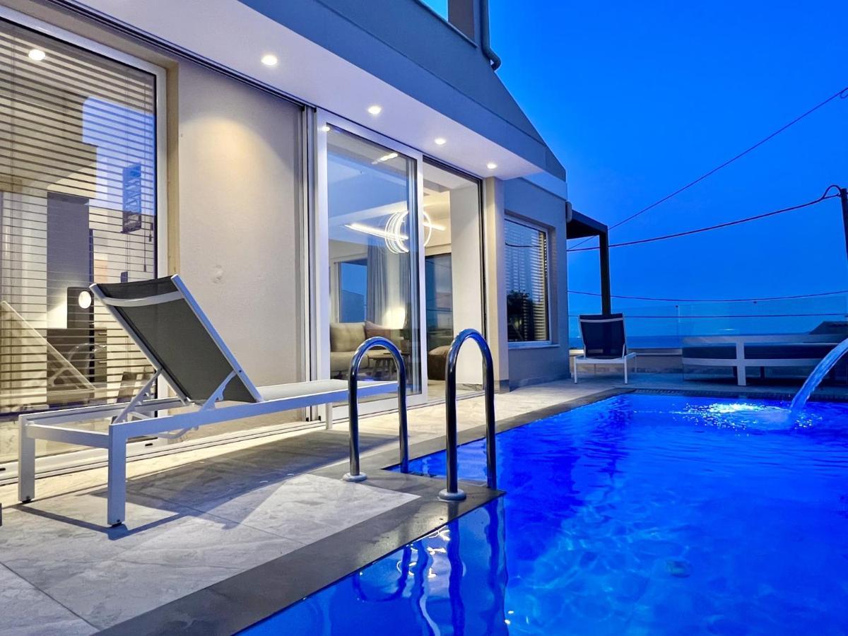 Luxury Villa Barbati Sun With Private Pool By Dadovillas Экстерьер фото